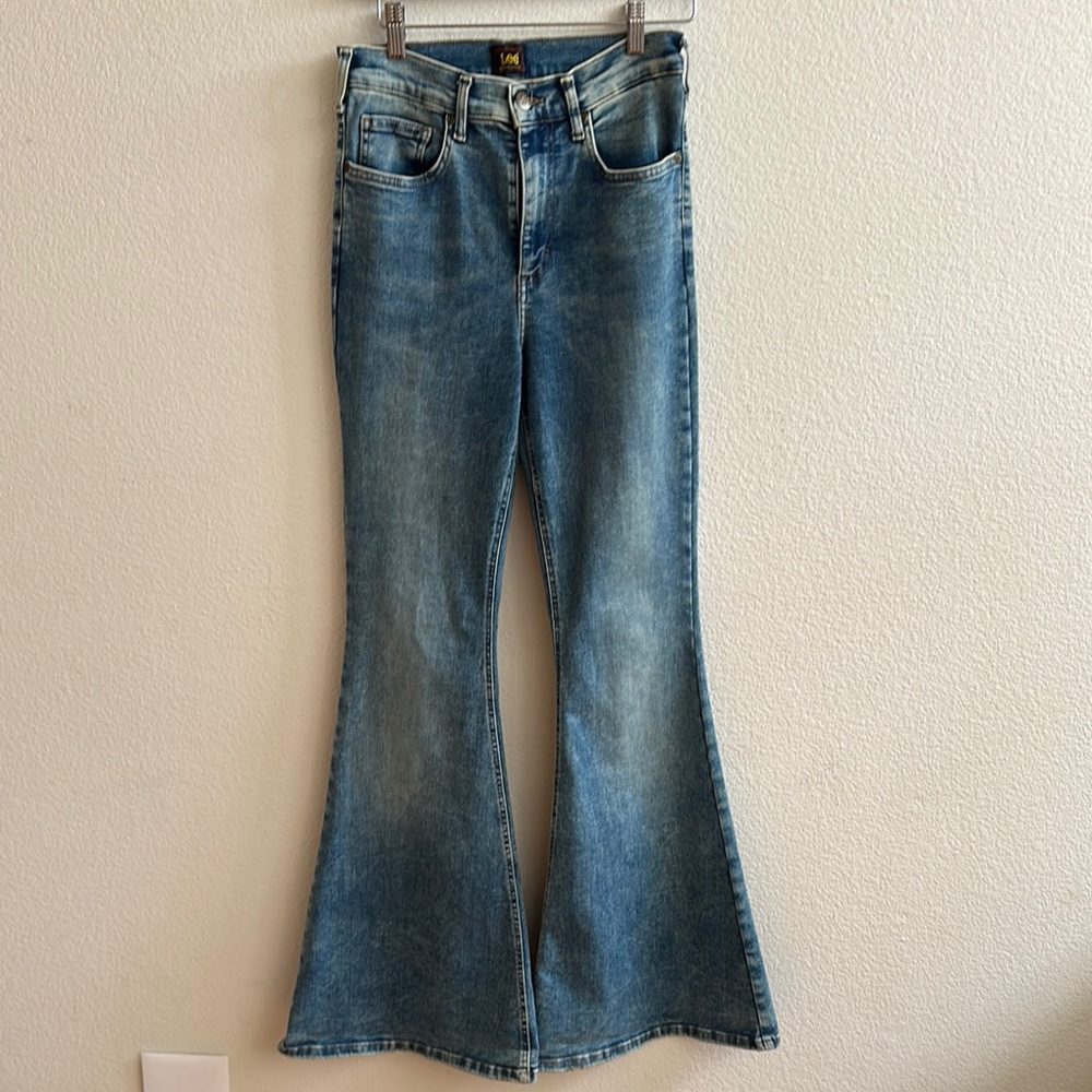 Women's Blue Flared Jeans